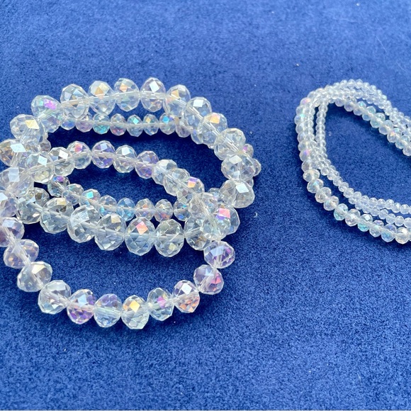 Set of 6 sparkly bracelets - Picture 2 of 7